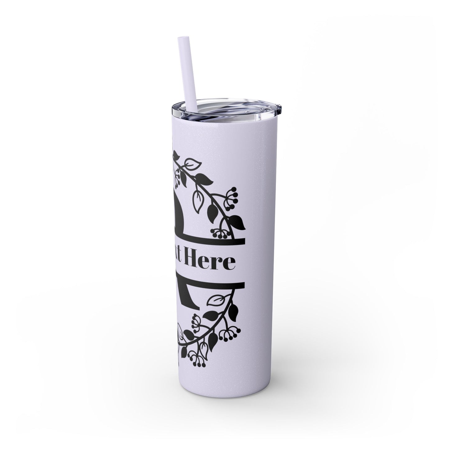 Skinny Tumbler with Straw, 20oz