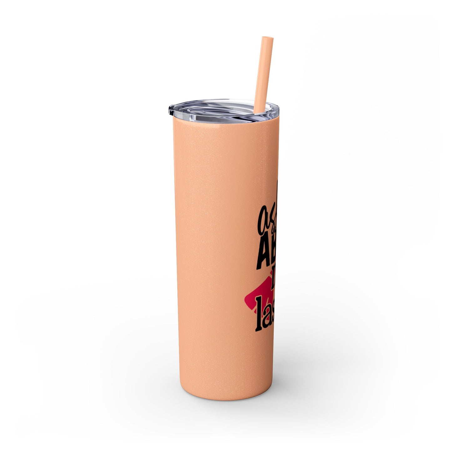 Skinny Tumbler with Straw, 20oz