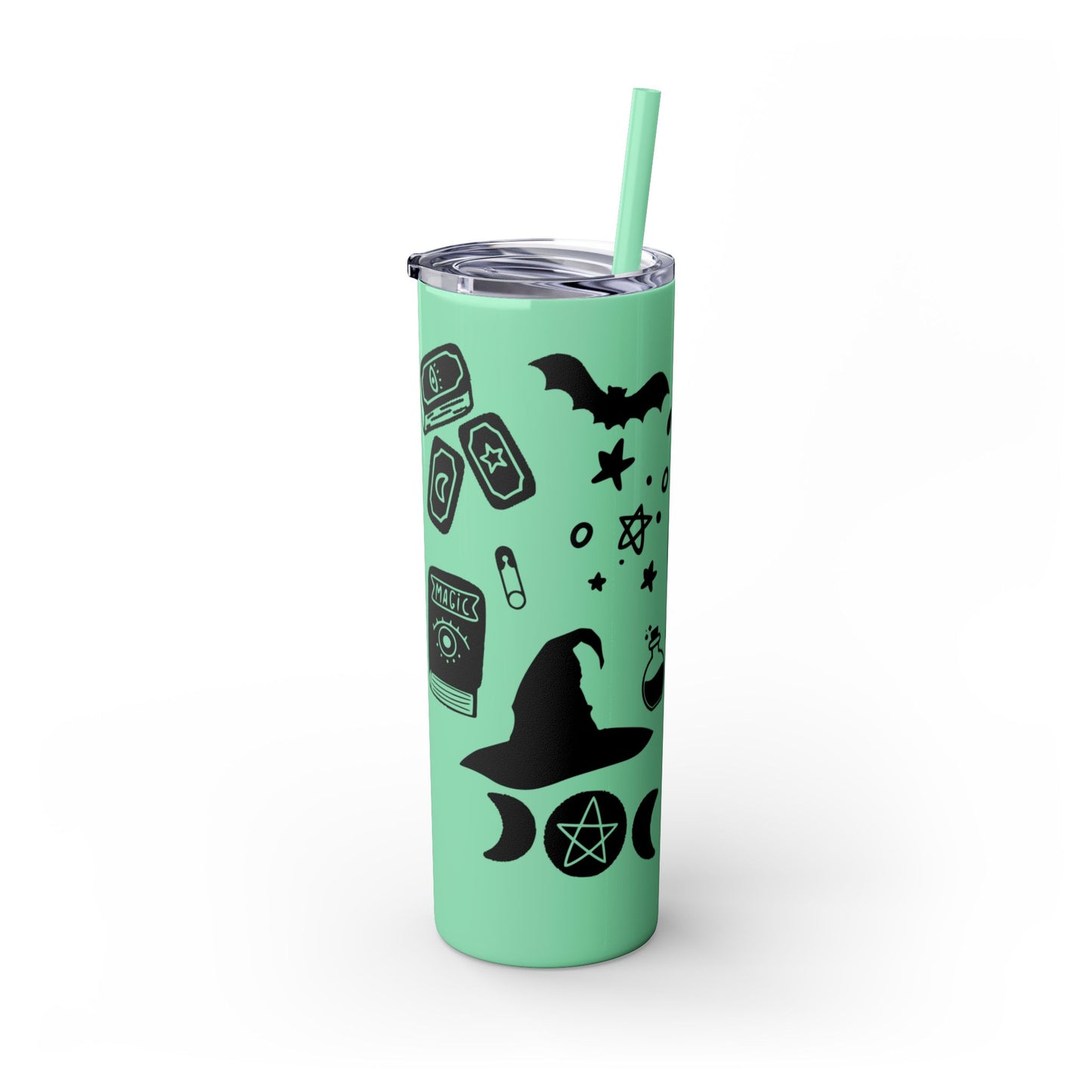 Skinny Tumbler with Straw, 20oz