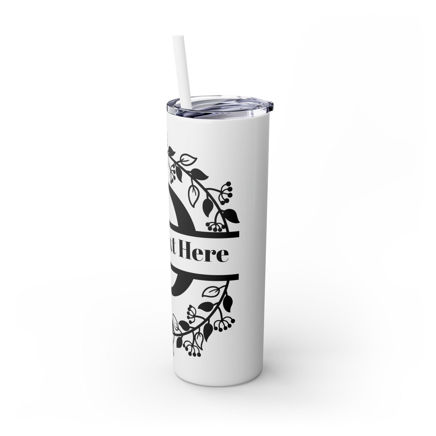 Skinny Tumbler with Straw, 20oz