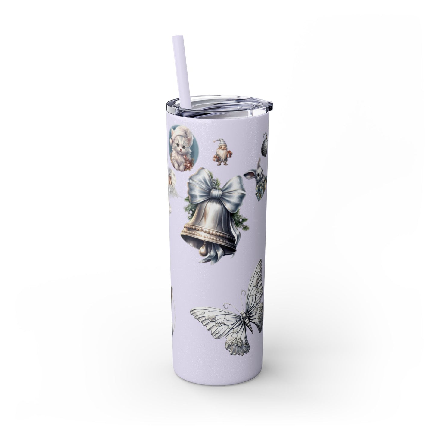 Skinny Tumbler with Straw, 20oz