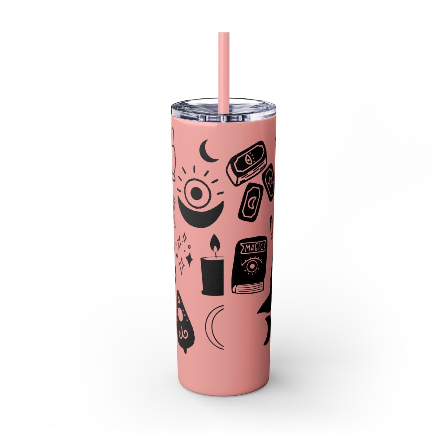 Skinny Tumbler with Straw, 20oz
