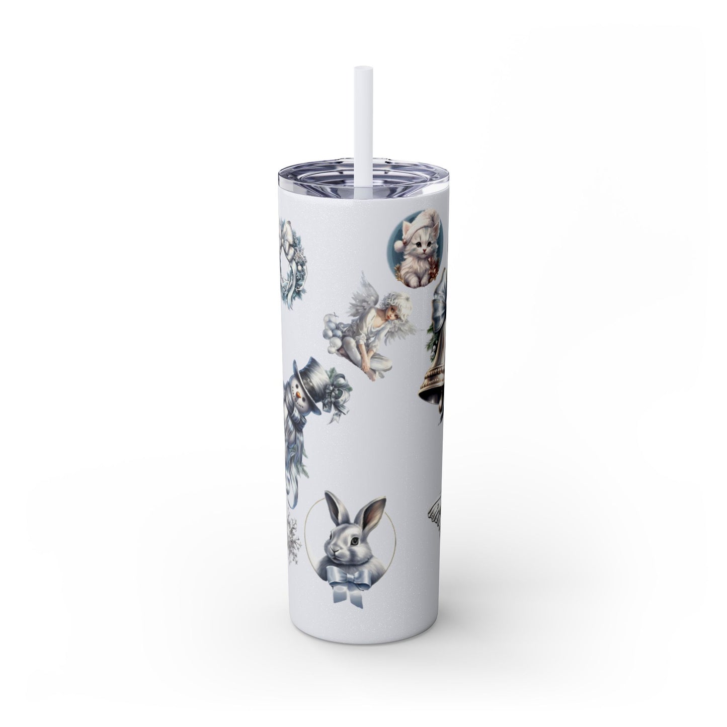 Skinny Tumbler with Straw, 20oz