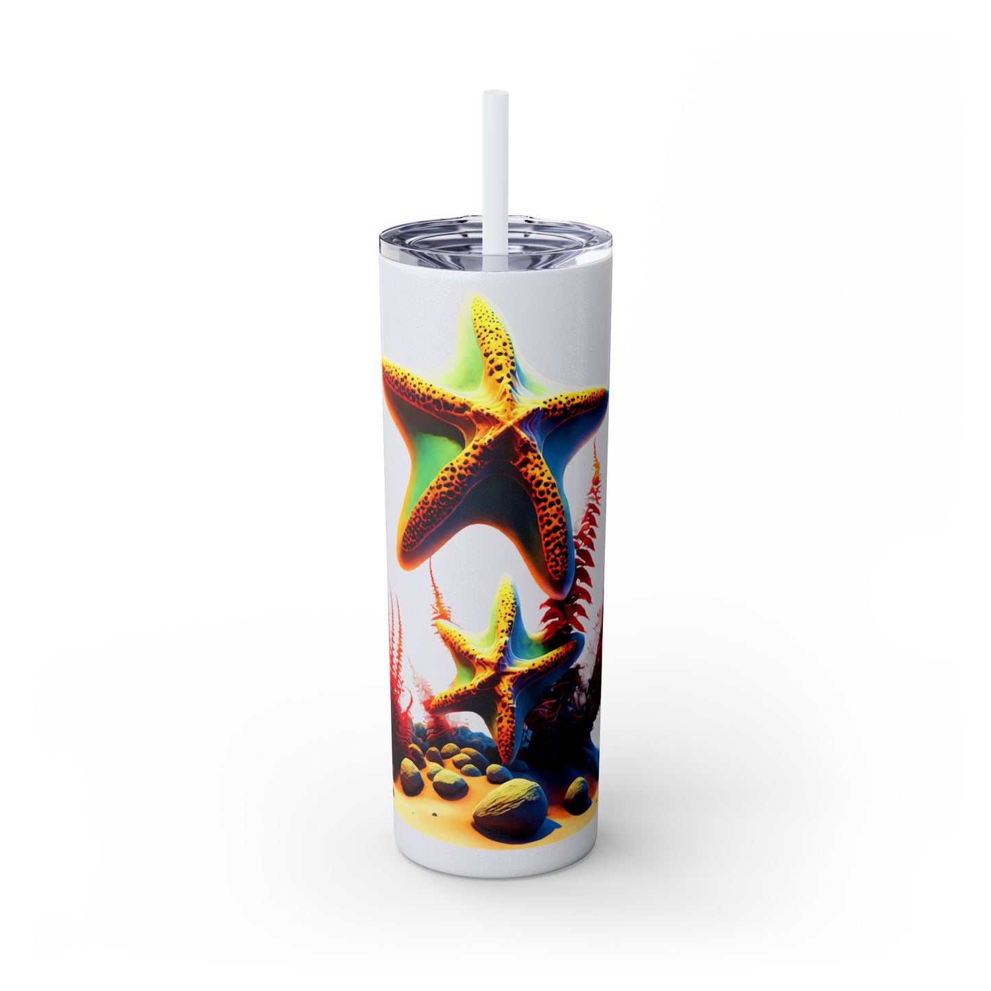 Skinny Tumbler with Straw, 20oz