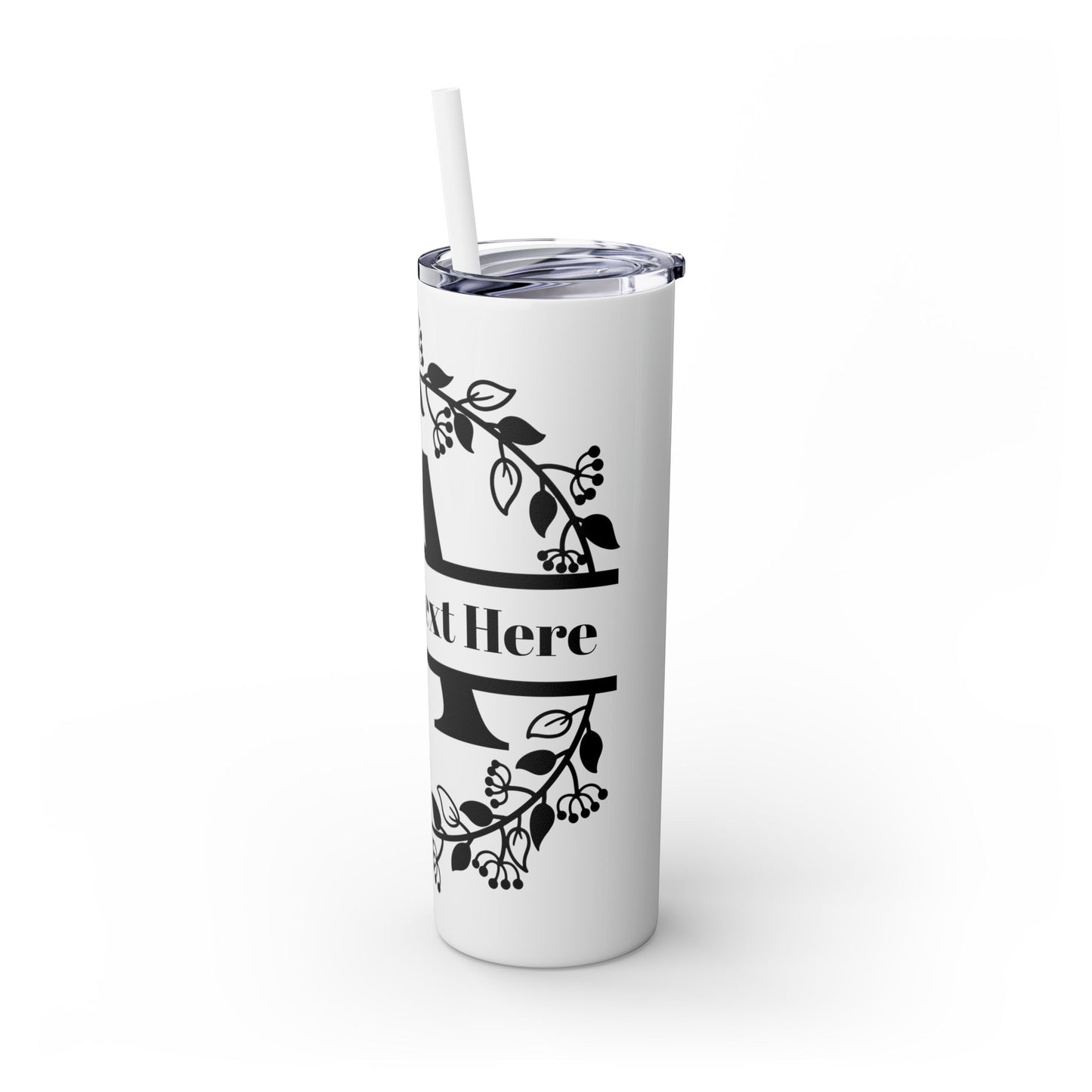 Skinny Tumbler with Straw, 20oz