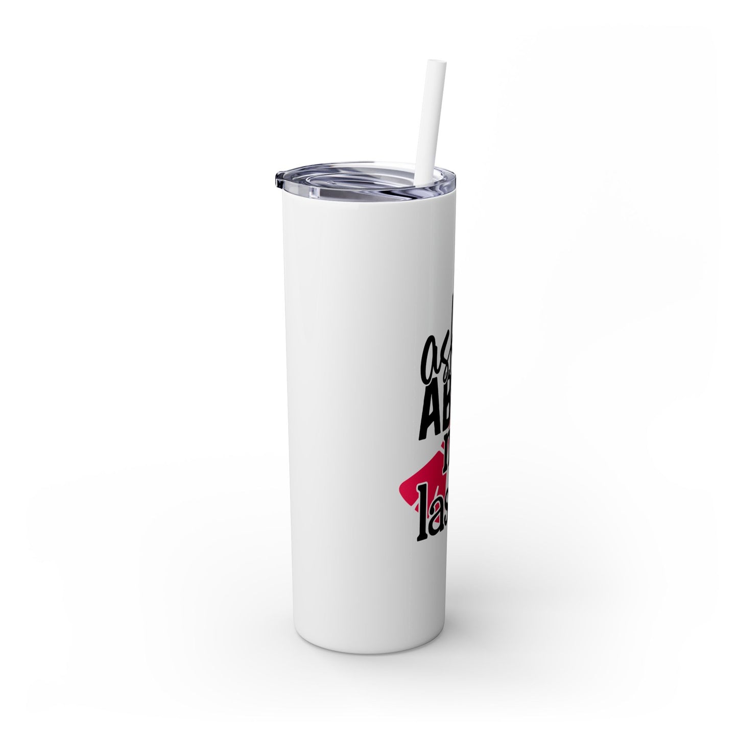Skinny Tumbler with Straw, 20oz