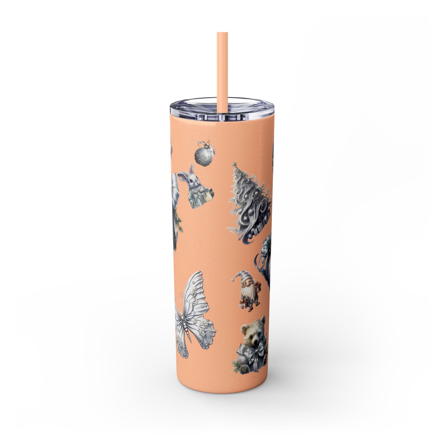 Skinny Tumbler with Straw, 20oz