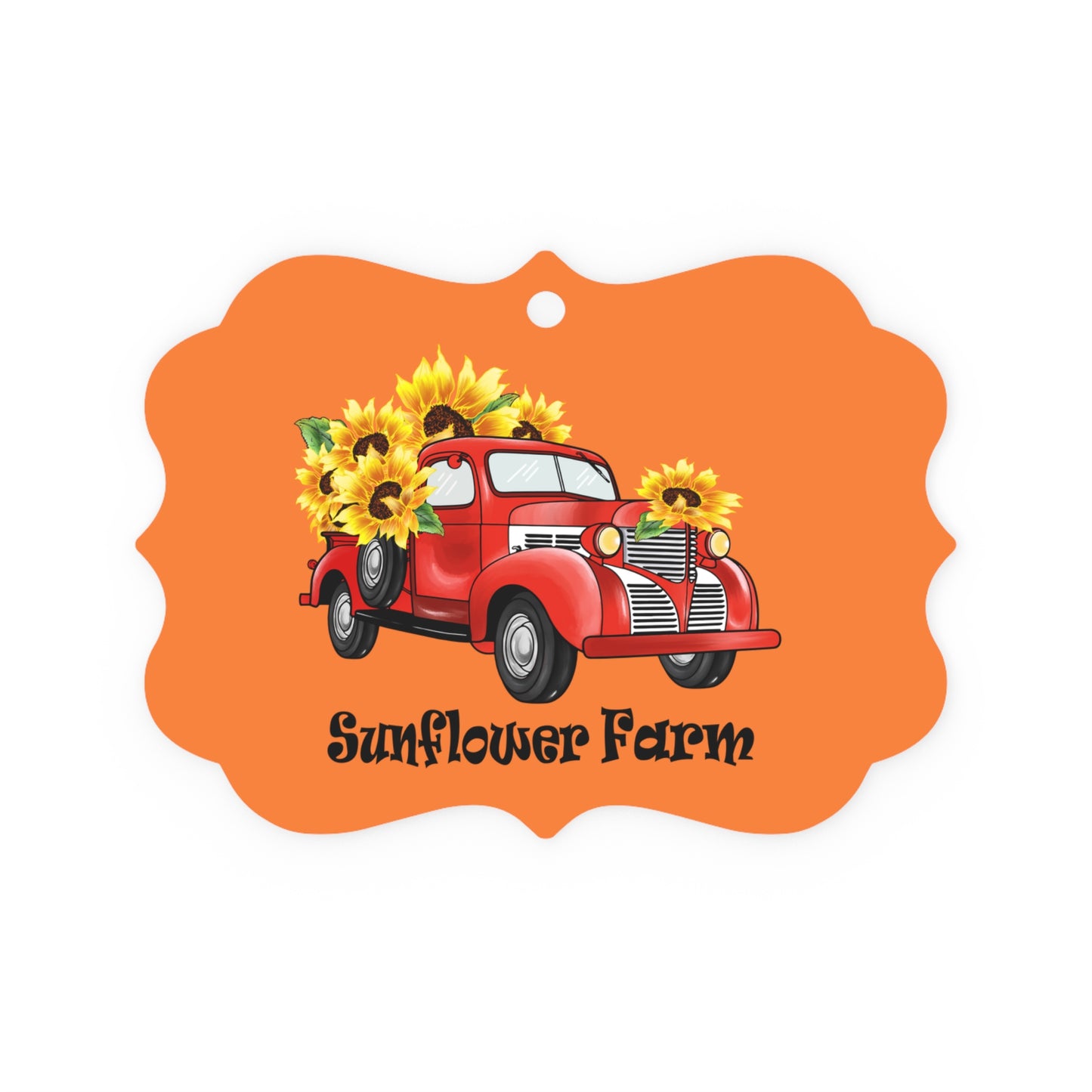Metal Plaque Ornament
