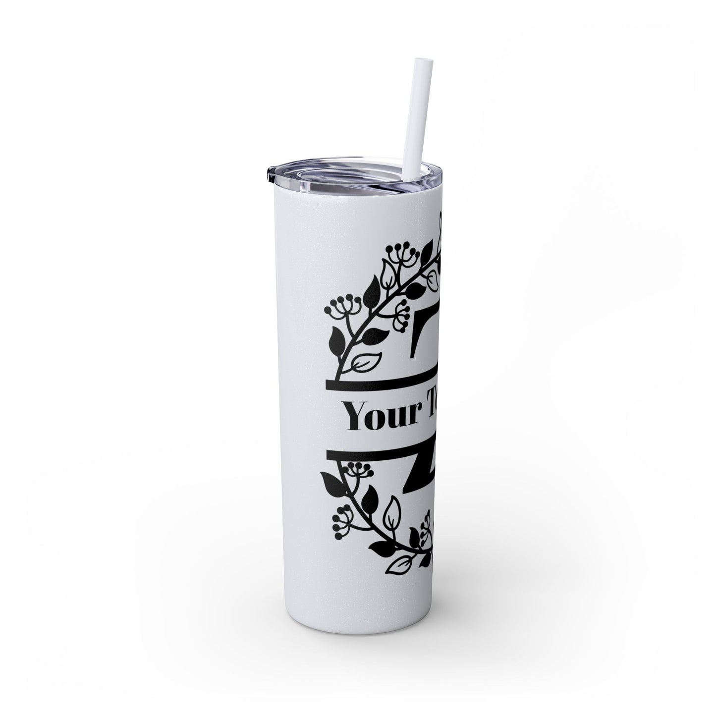 Skinny Tumbler with Straw, 20oz