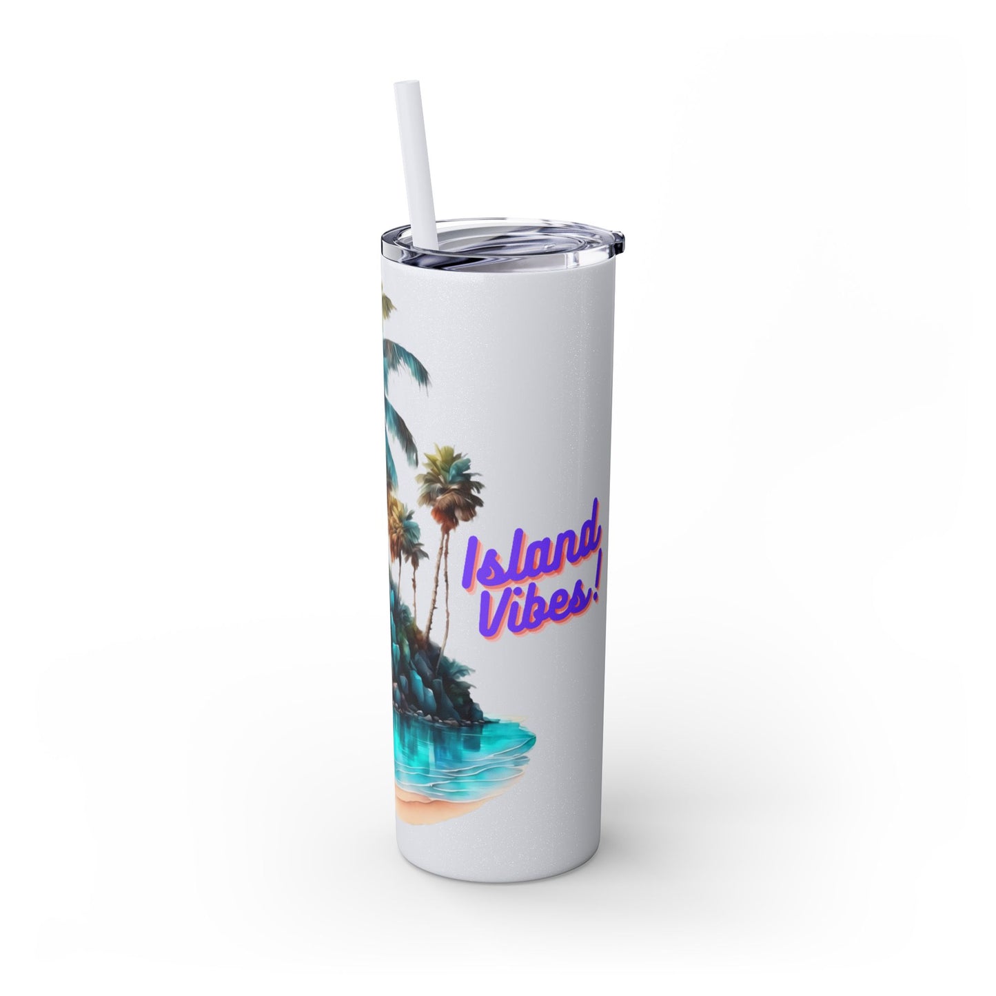 Skinny Tumbler with Straw, 20oz