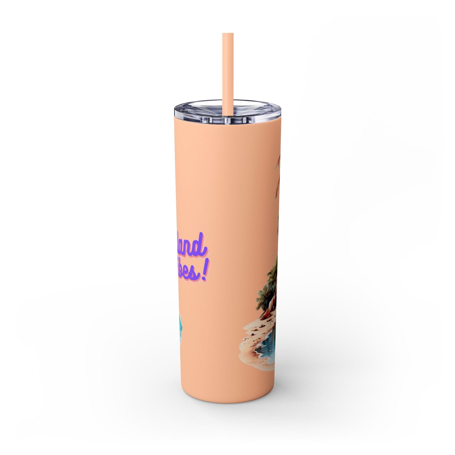 Skinny Tumbler with Straw, 20oz