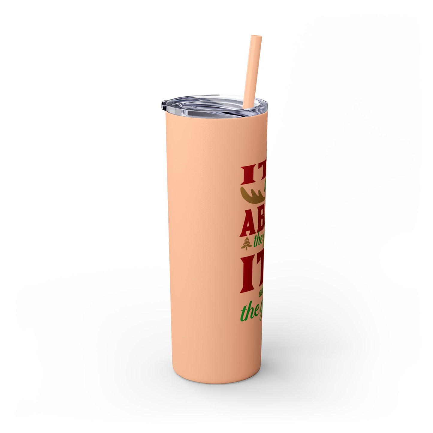 Skinny Tumbler with Straw, 20oz