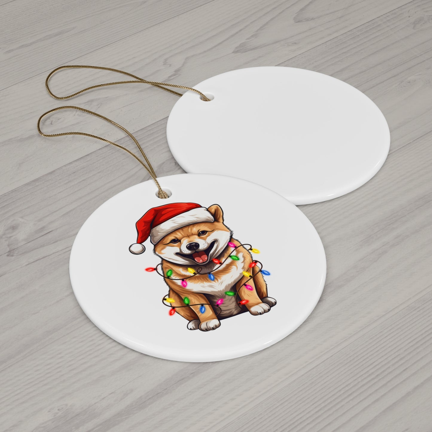 Ceramic Ornament, 4 Shapes
