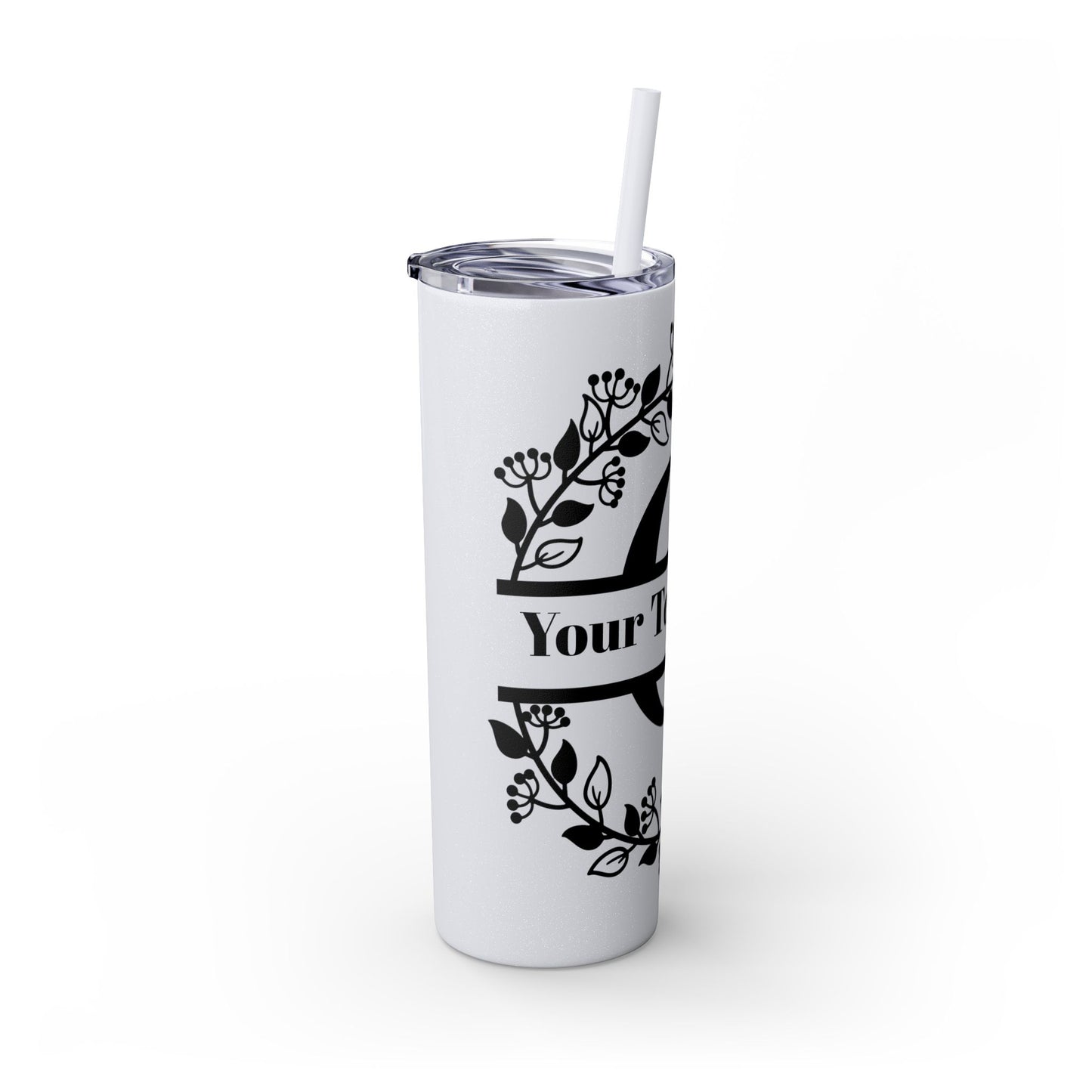 Skinny Tumbler with Straw, 20oz