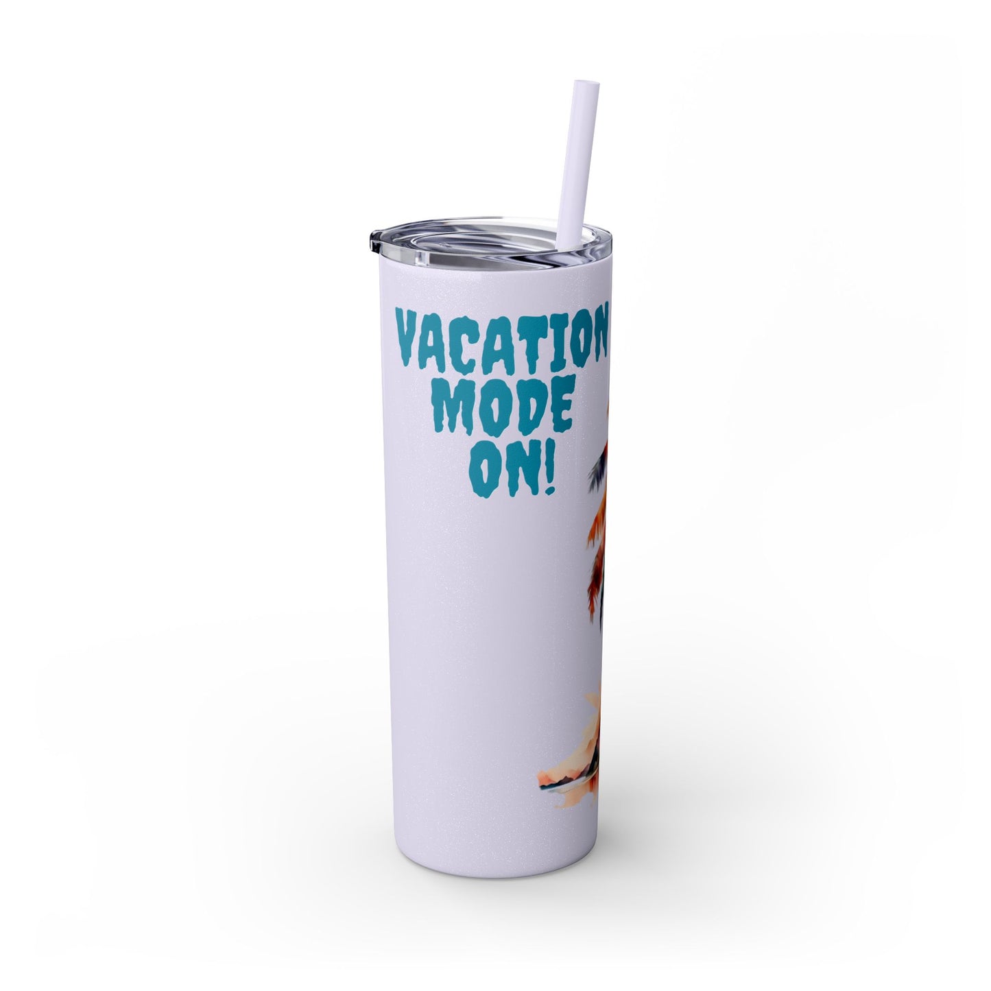 Skinny Tumbler with Straw, 20oz