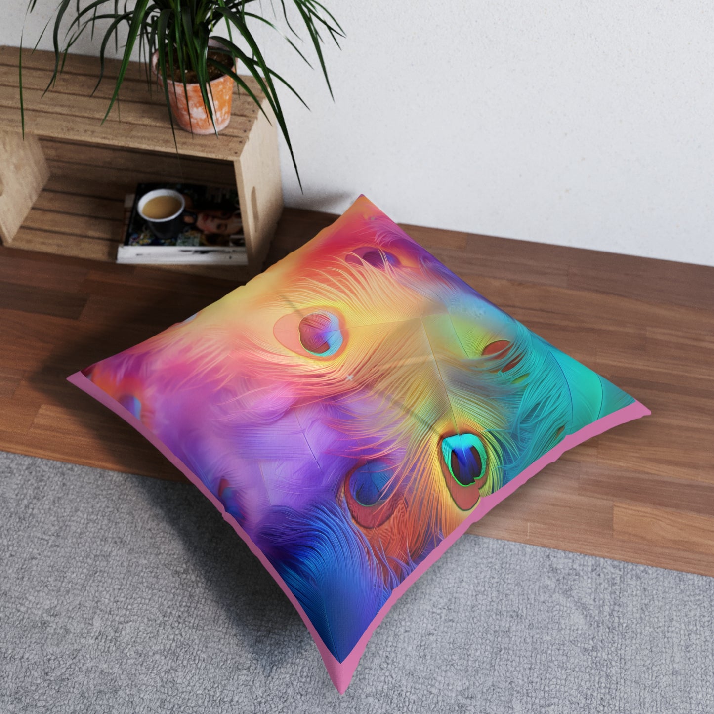 Tufted Floor Pillow, Square