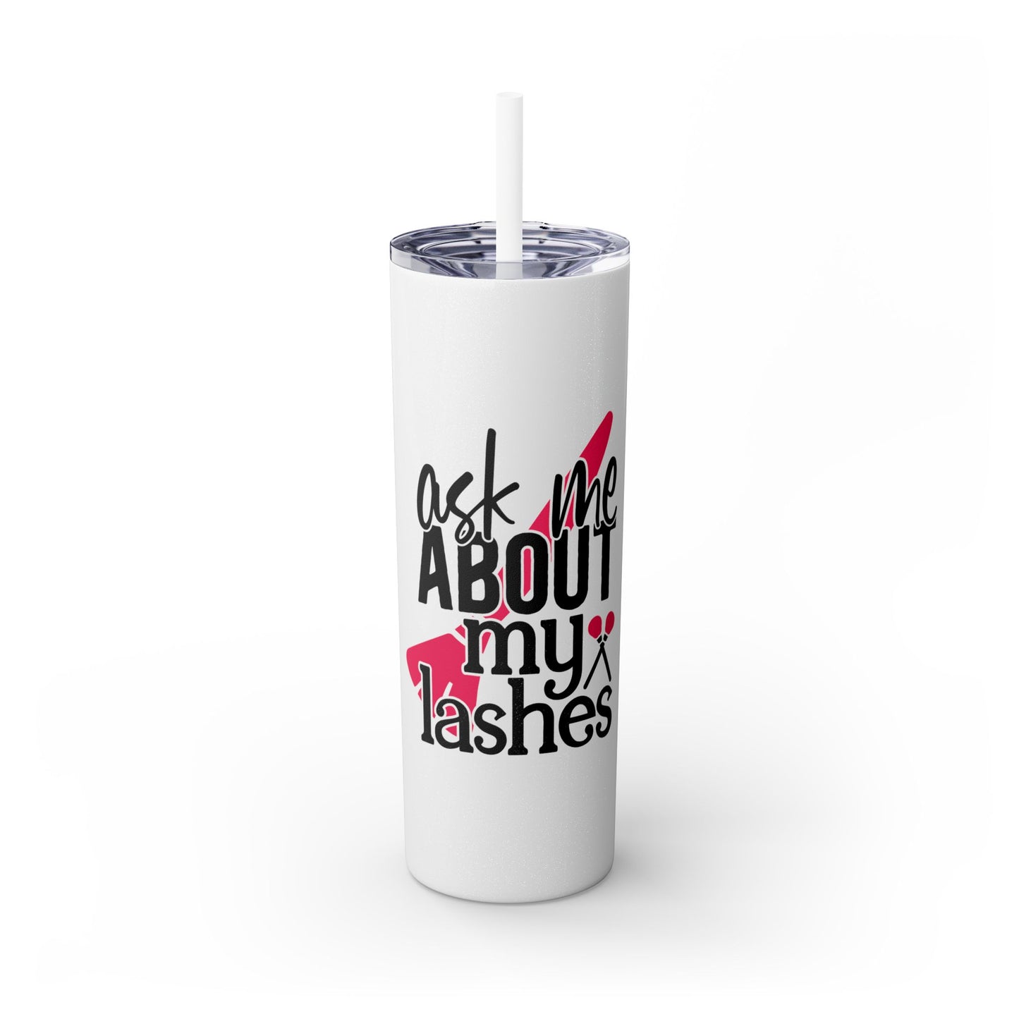 Skinny Tumbler with Straw, 20oz