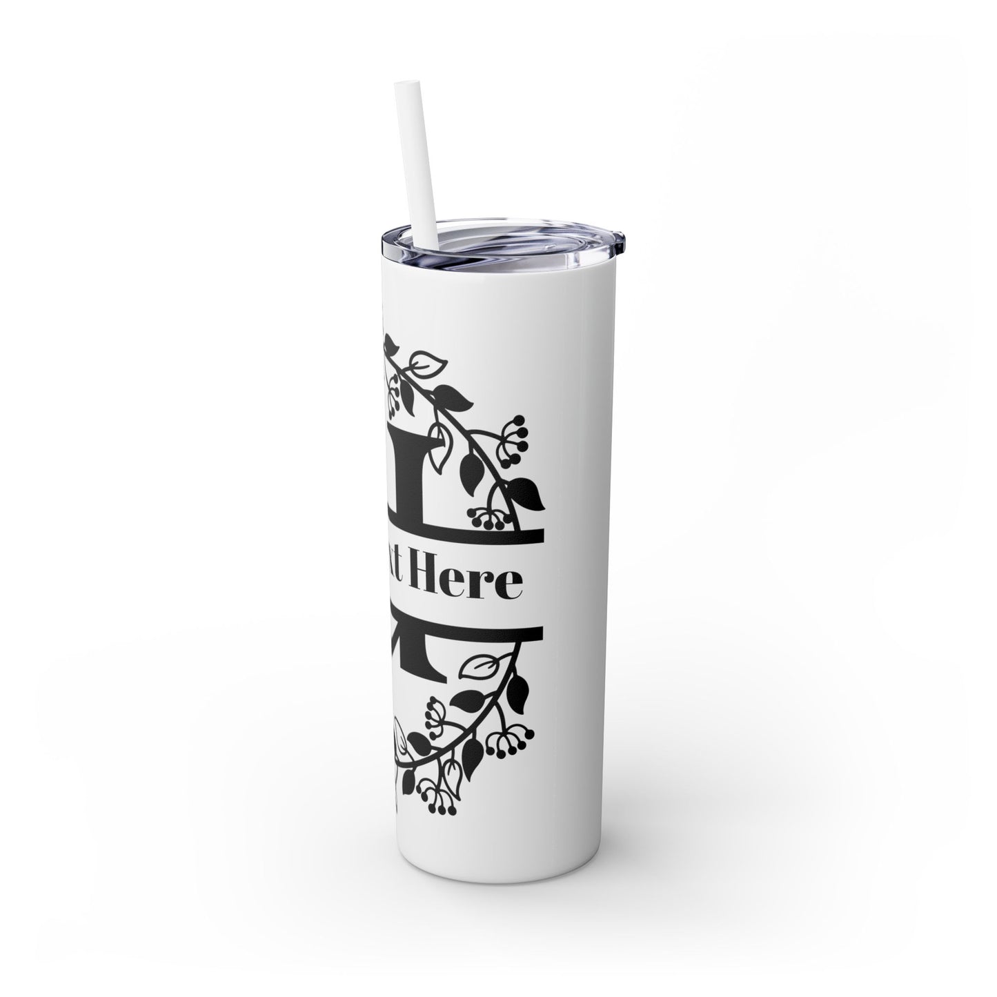 Skinny Tumbler with Straw, 20oz