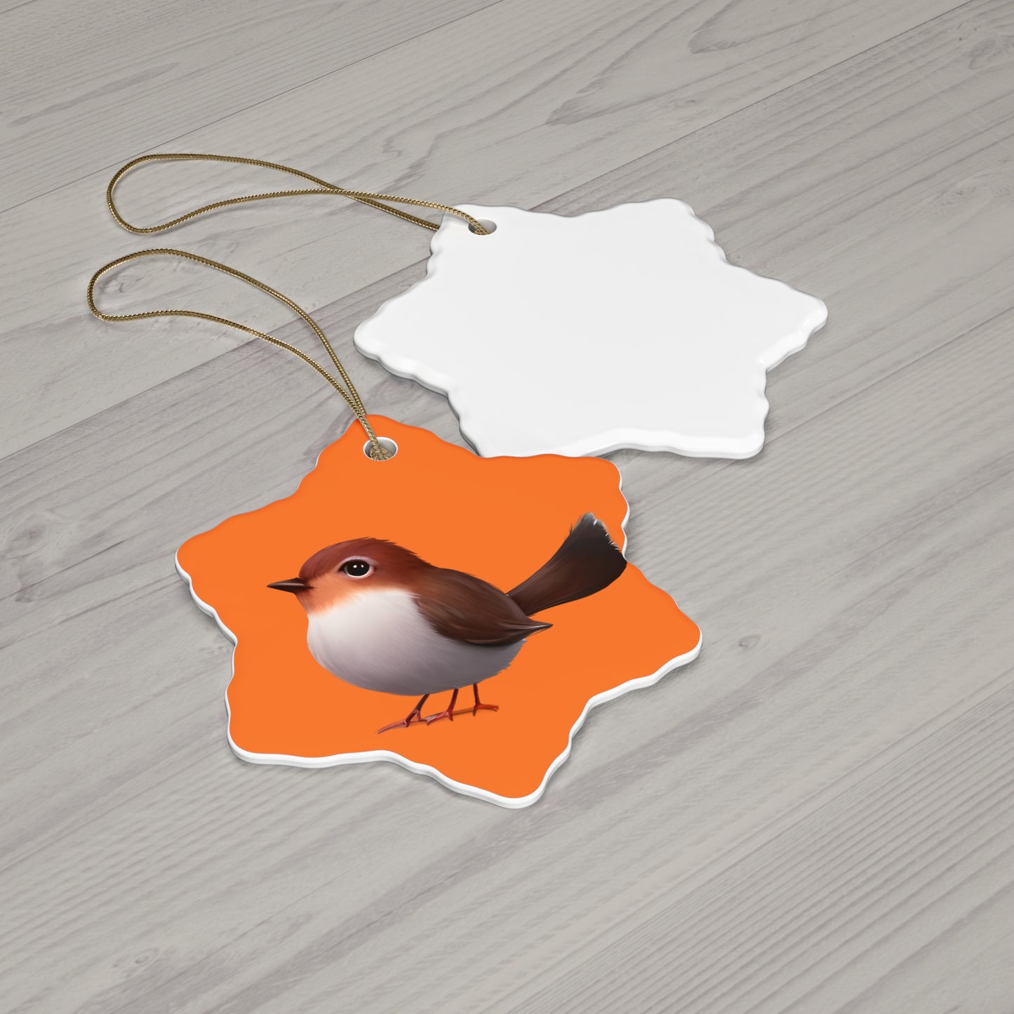 Ceramic Ornament, 4 Shapes