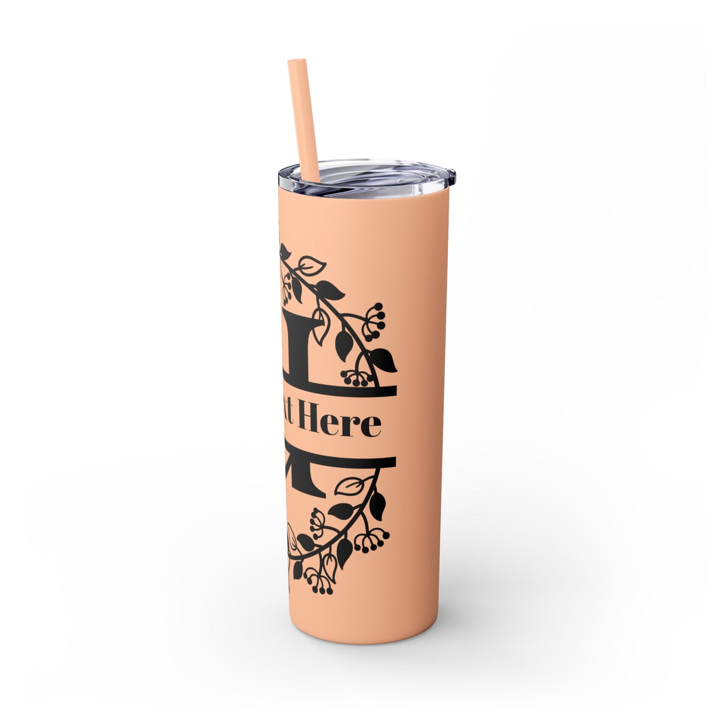 Skinny Tumbler with Straw, 20oz