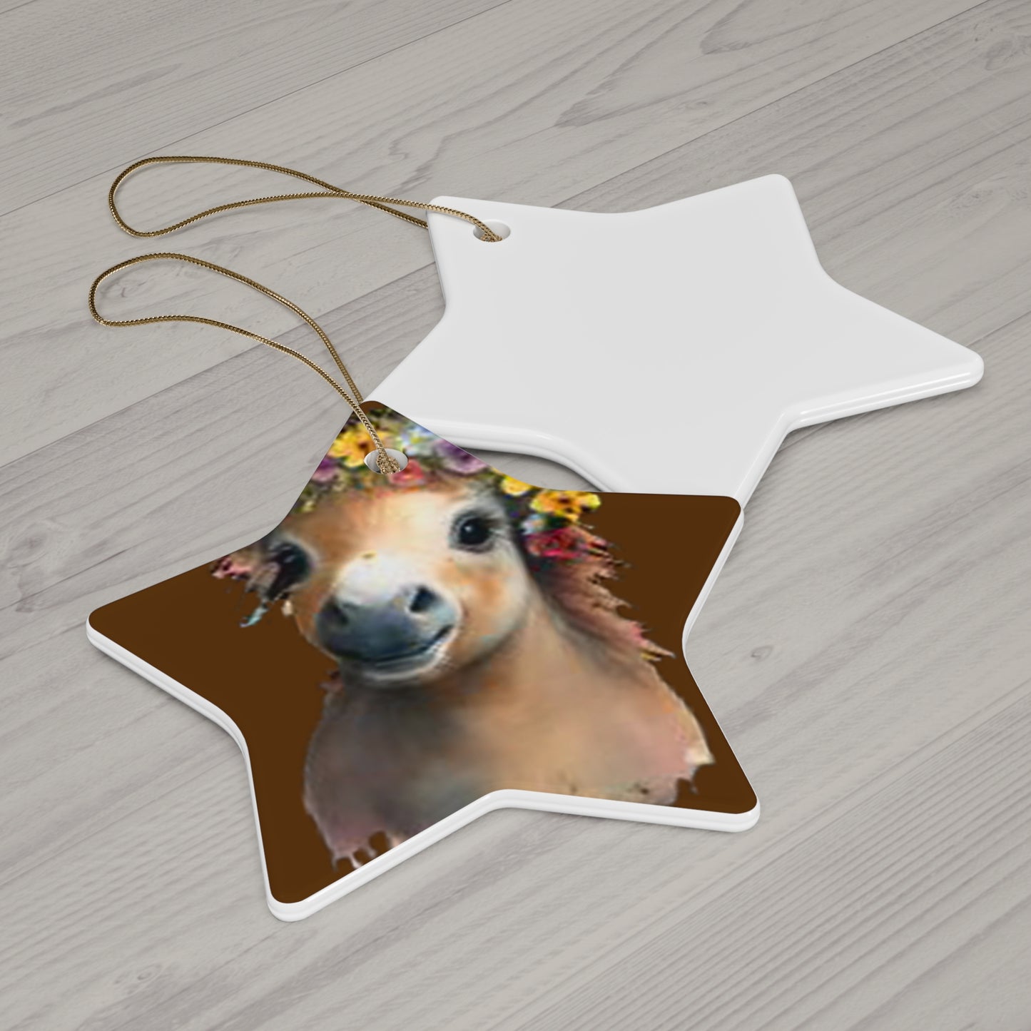 Ceramic Ornament, 4 Shapes