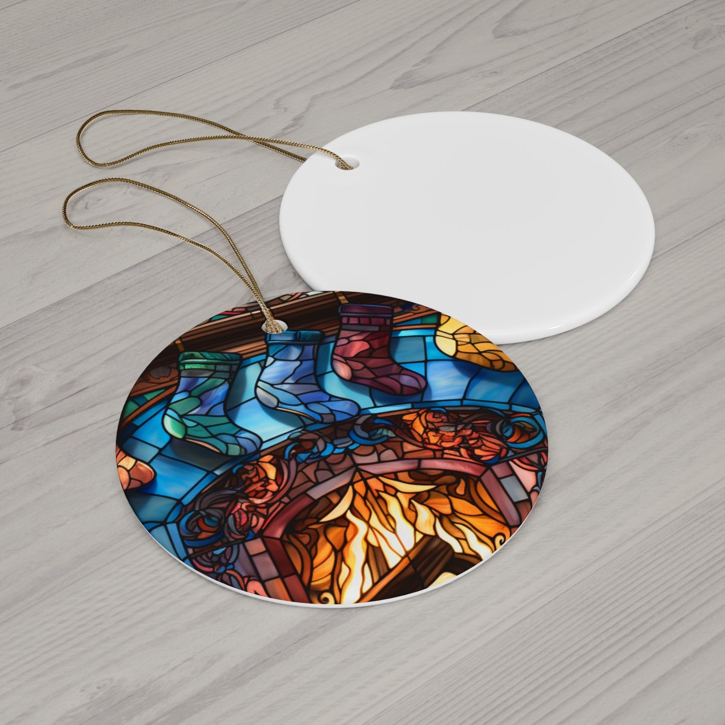 Ceramic Ornament, 4 Shapes
