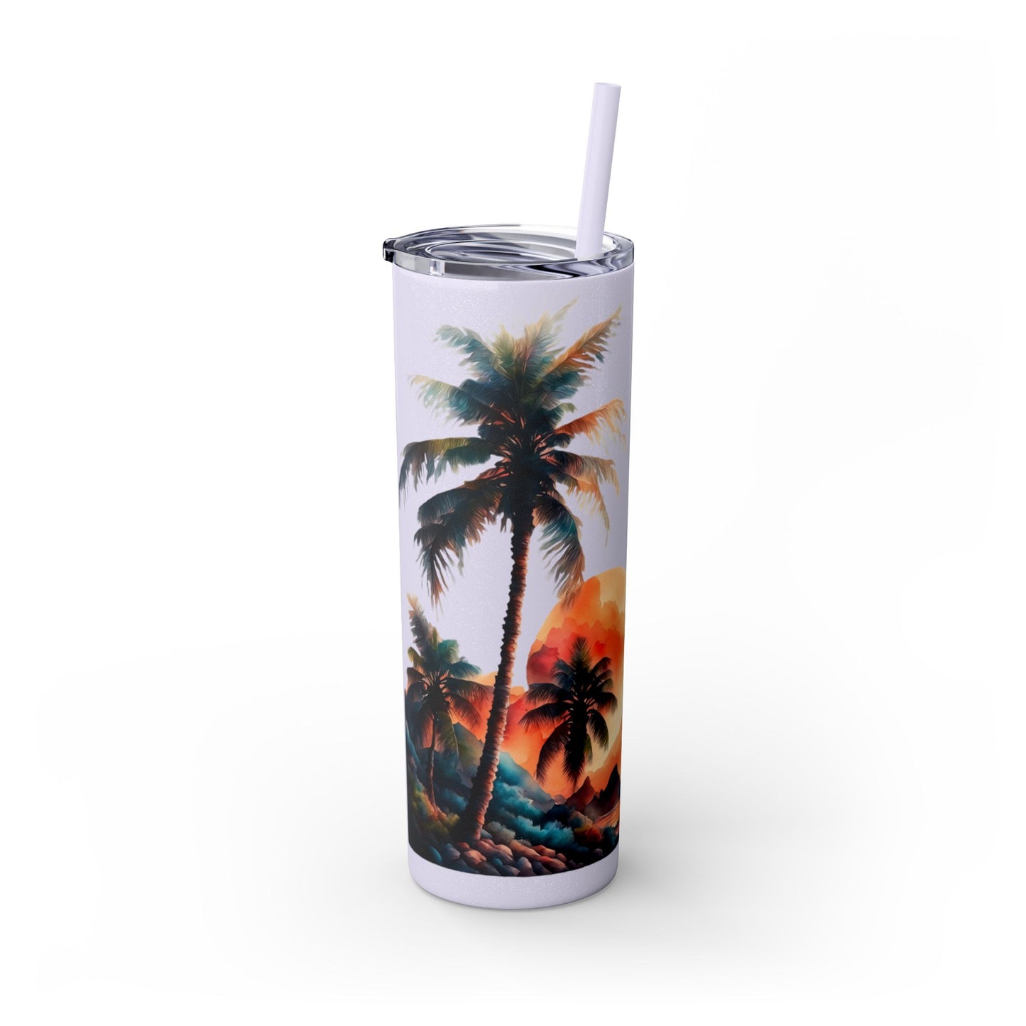 Skinny Tumbler with Straw, 20oz