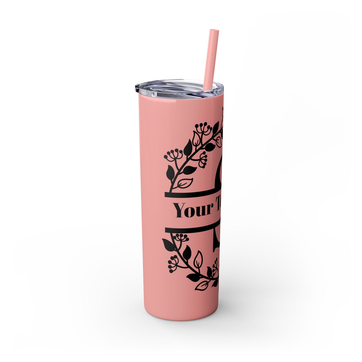 Skinny Tumbler with Straw, 20oz