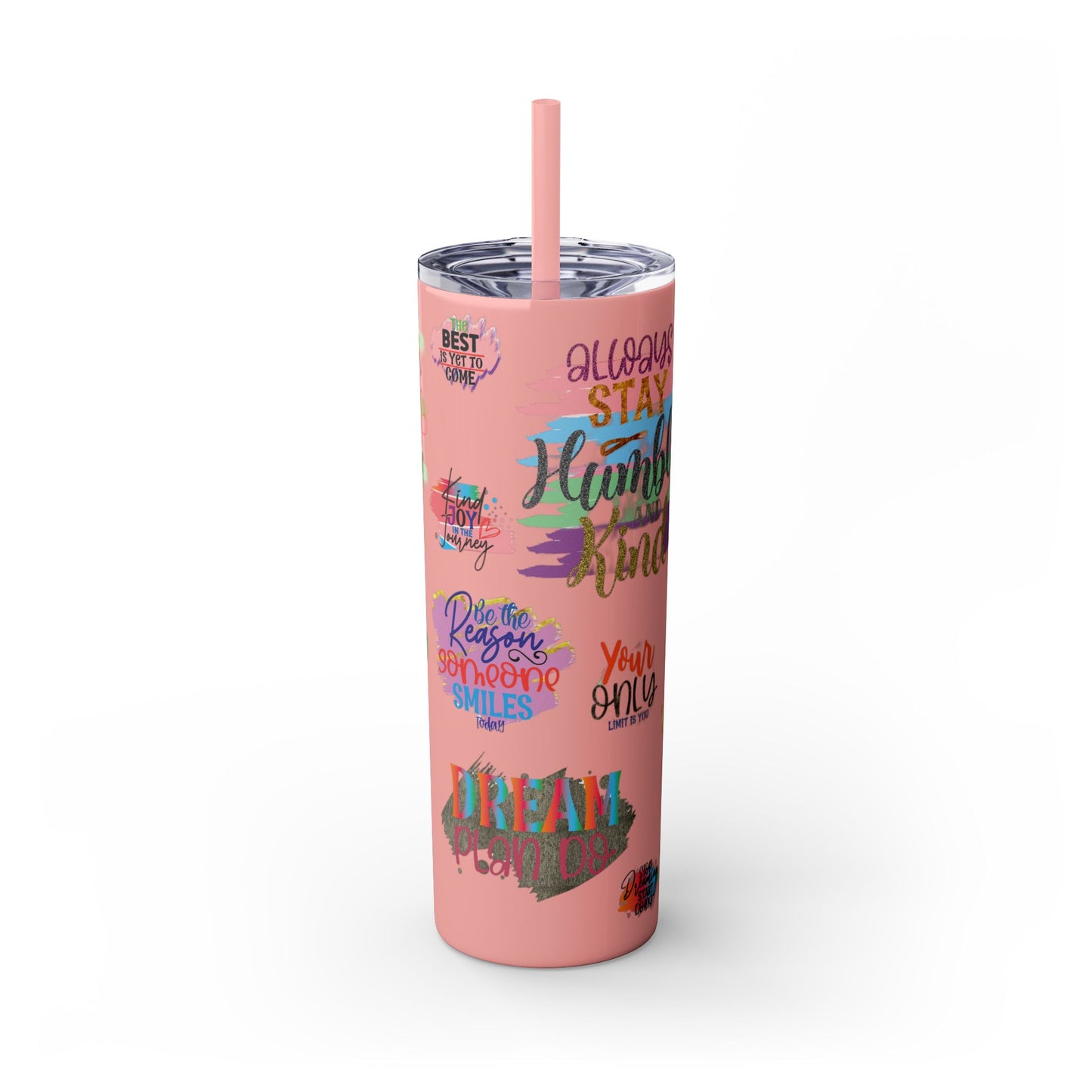 Skinny Tumbler with Straw, 20oz