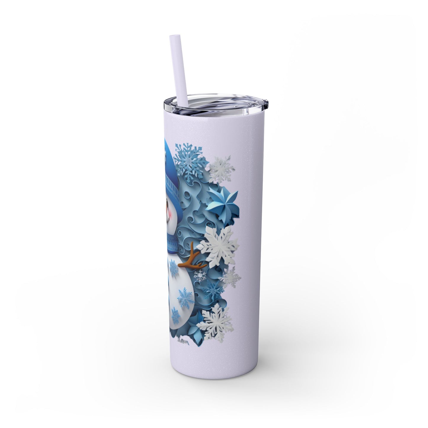 Skinny Tumbler with Straw, 20oz