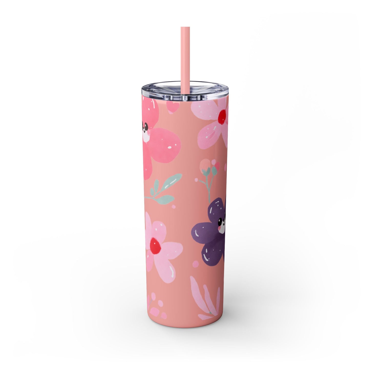 Skinny Tumbler with Straw, 20oz