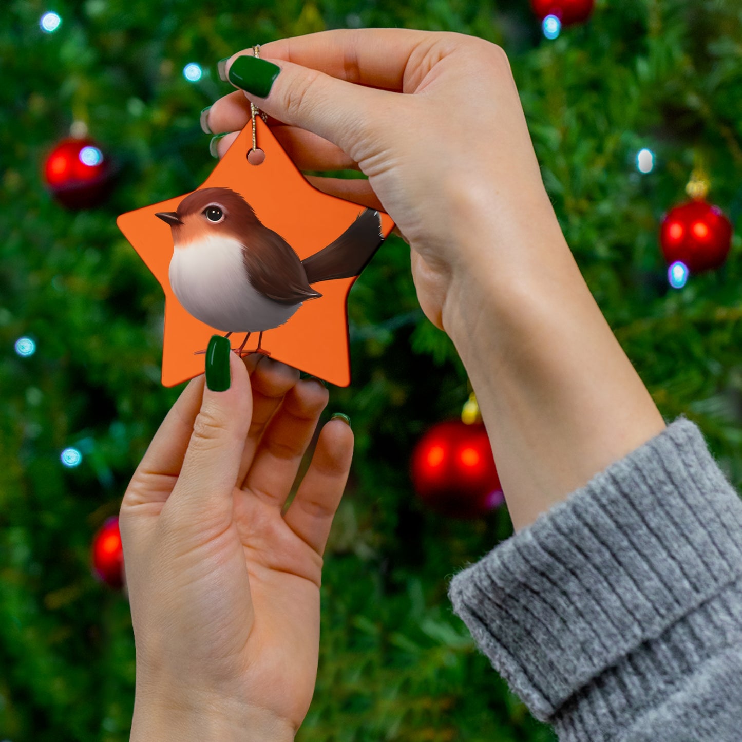 Ceramic Ornament, 4 Shapes