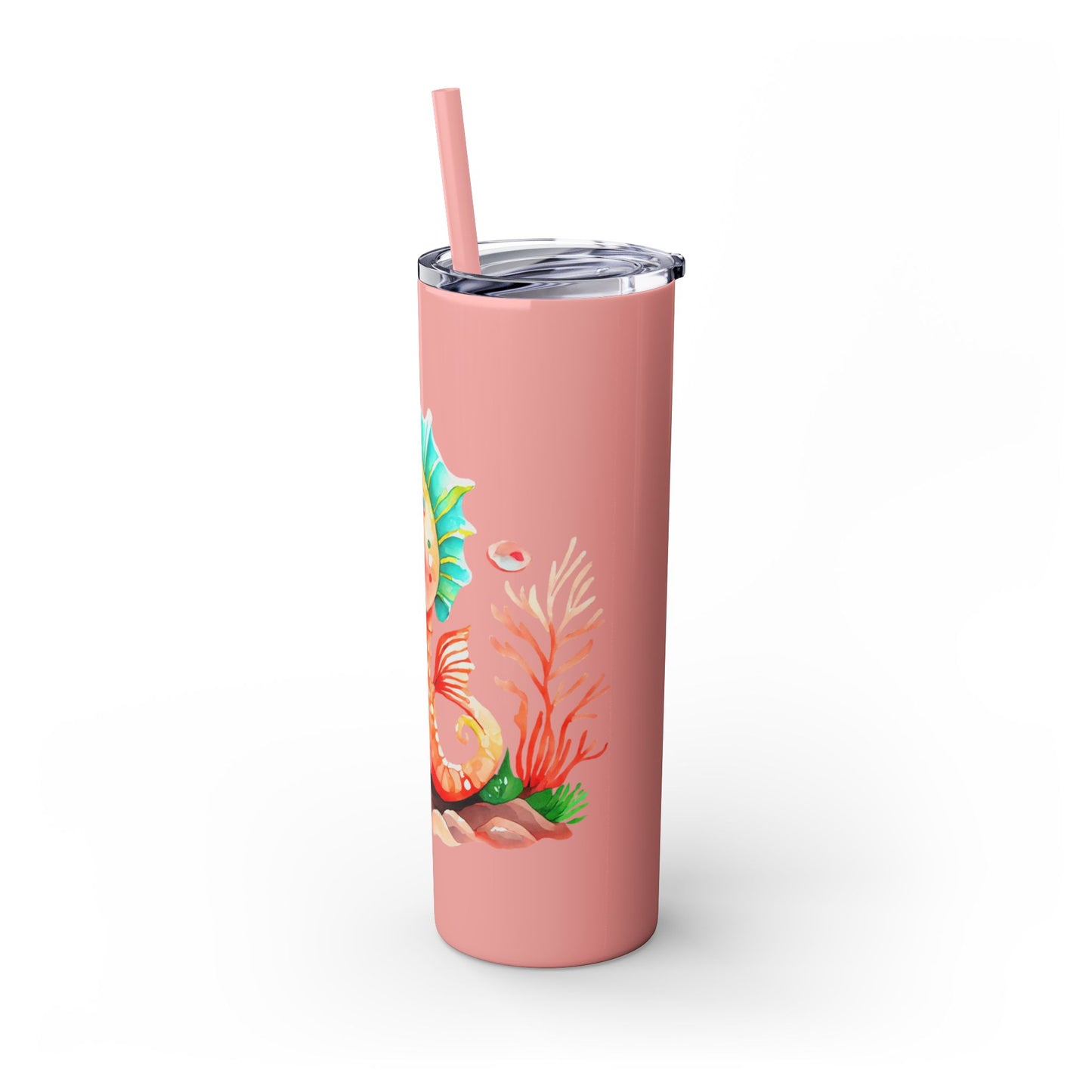 Skinny Tumbler with Straw, 20oz