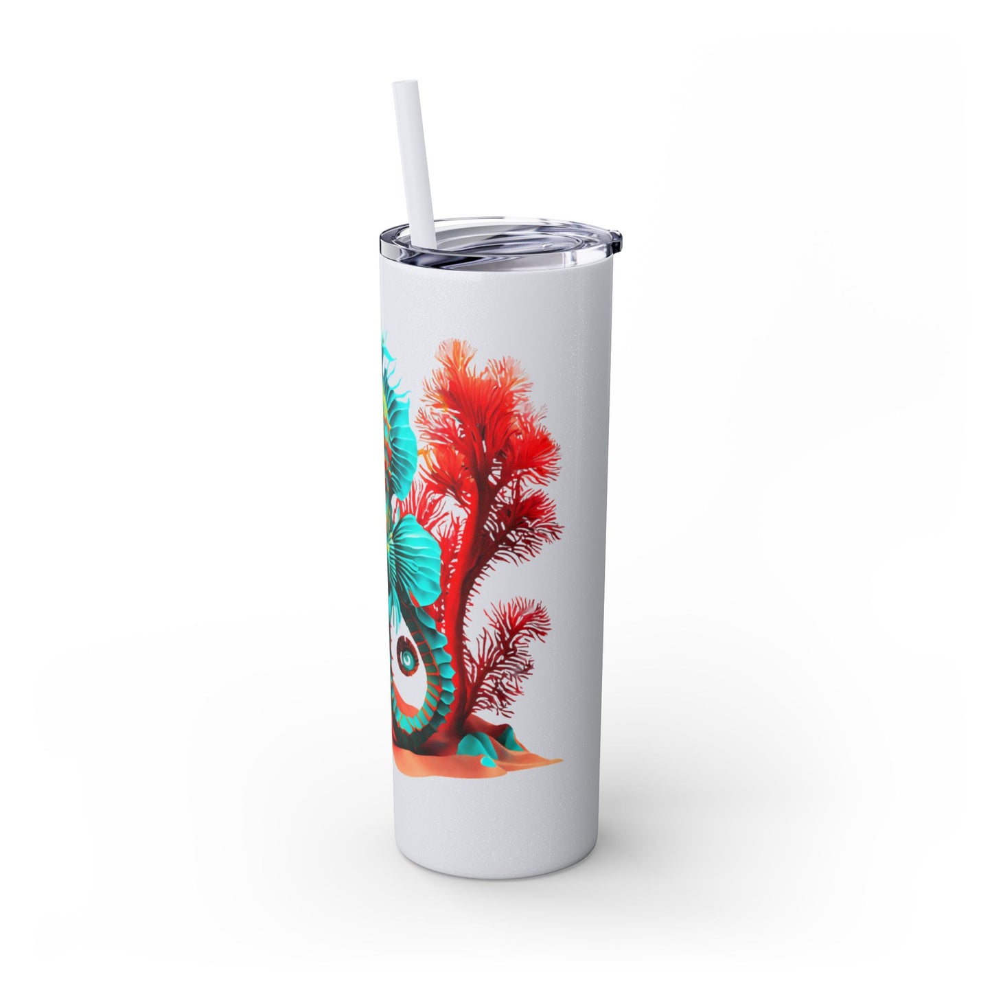 Skinny Tumbler with Straw, 20oz