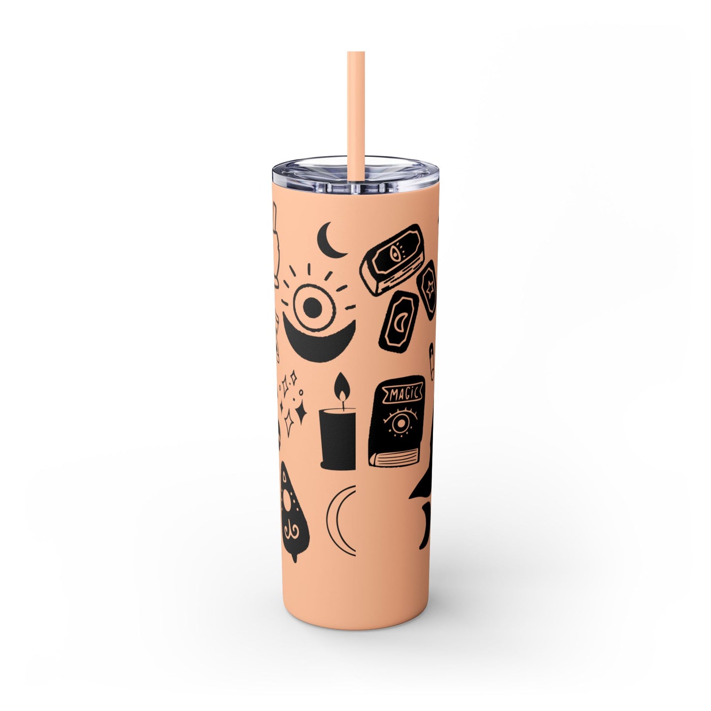 Skinny Tumbler with Straw, 20oz