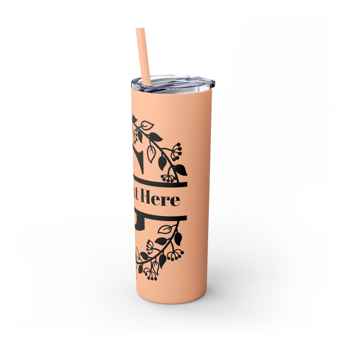 Skinny Tumbler with Straw, 20oz