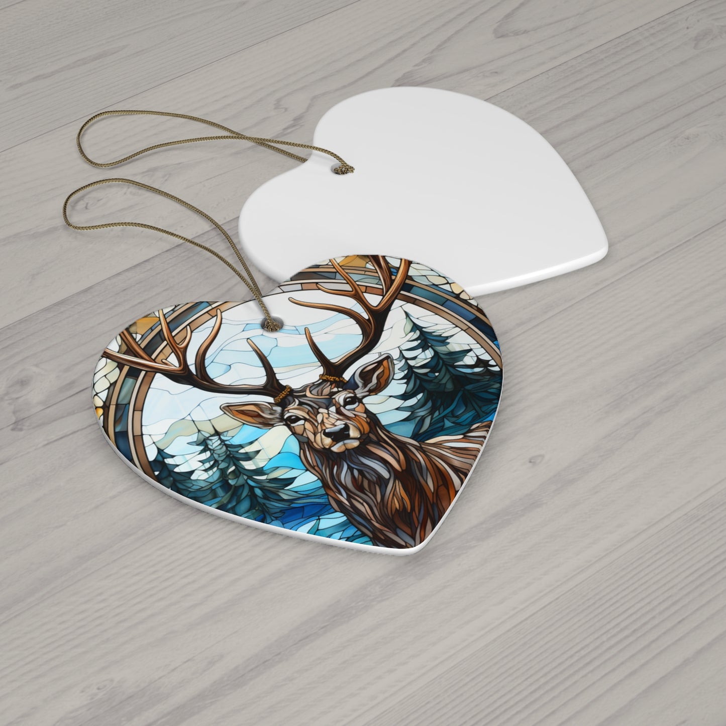 Ceramic Ornament, 4 Shapes