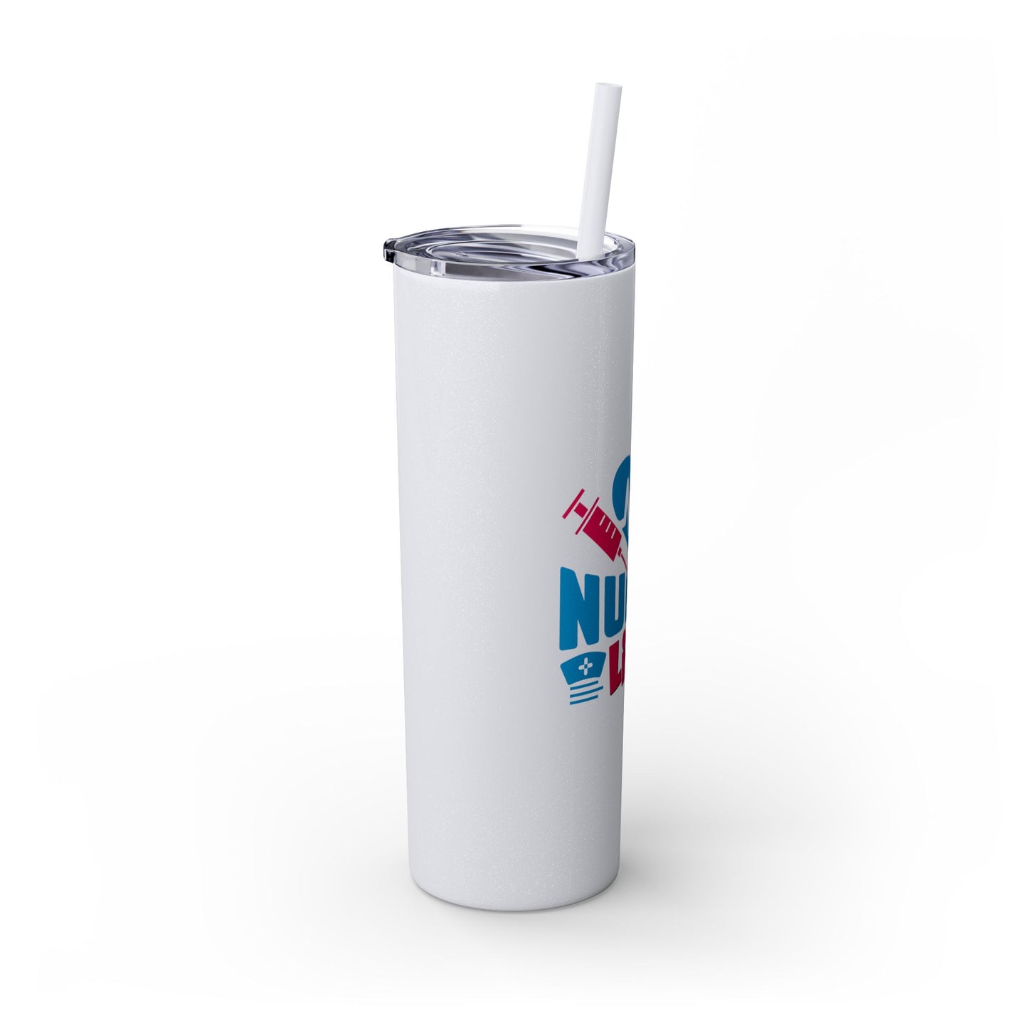 Skinny Tumbler with Straw, 20oz