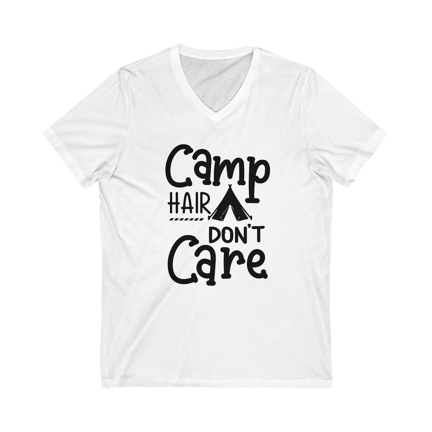 Unisex Jersey Short Sleeve V-Neck Tee