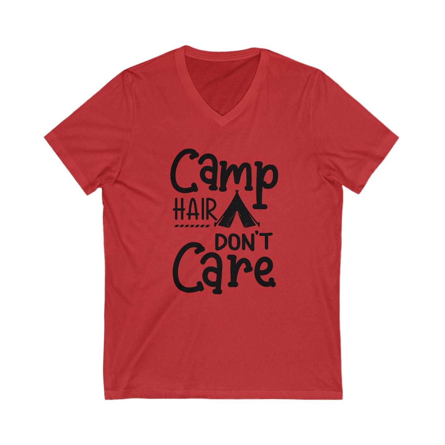 Unisex Jersey Short Sleeve V-Neck Tee