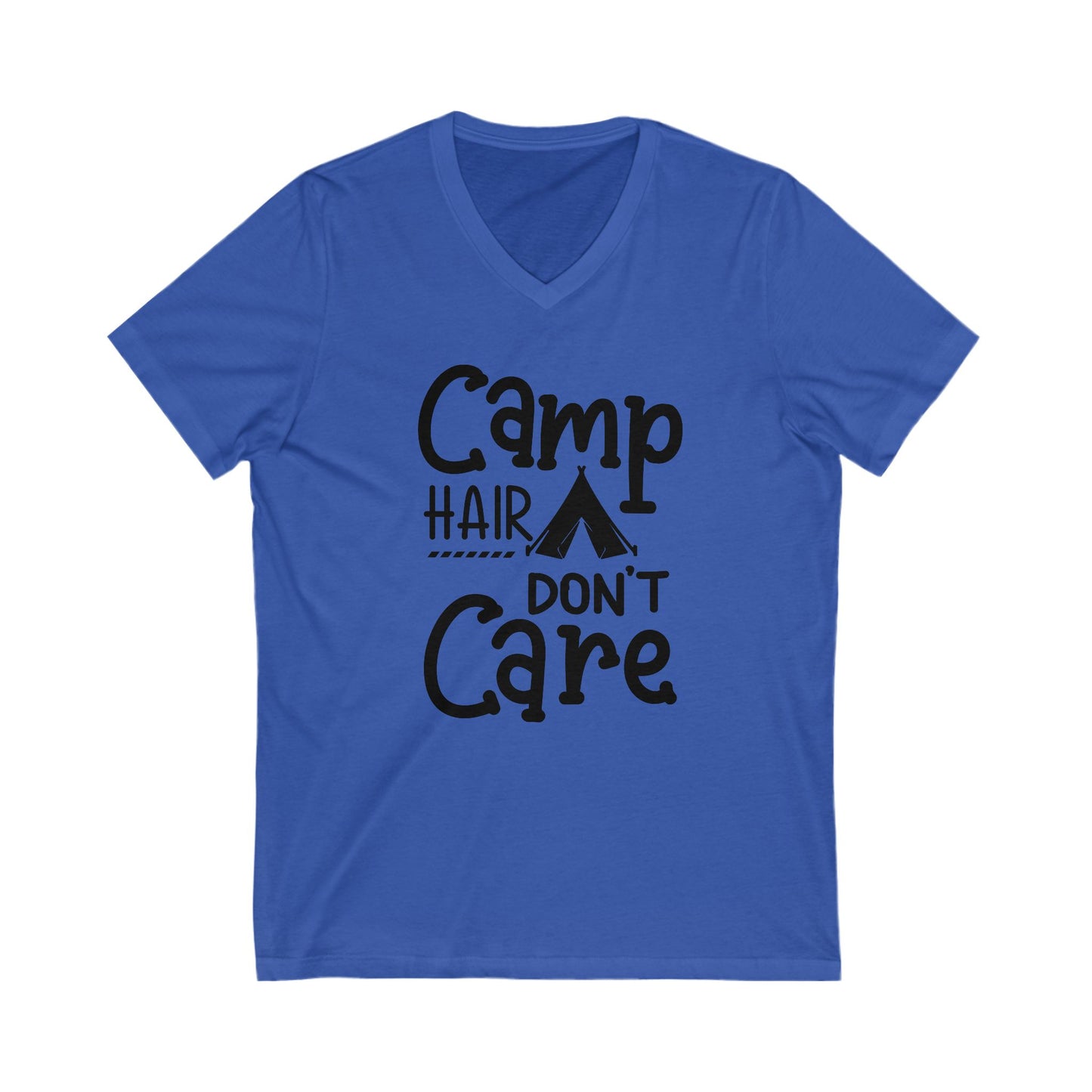 Unisex Jersey Short Sleeve V-Neck Tee