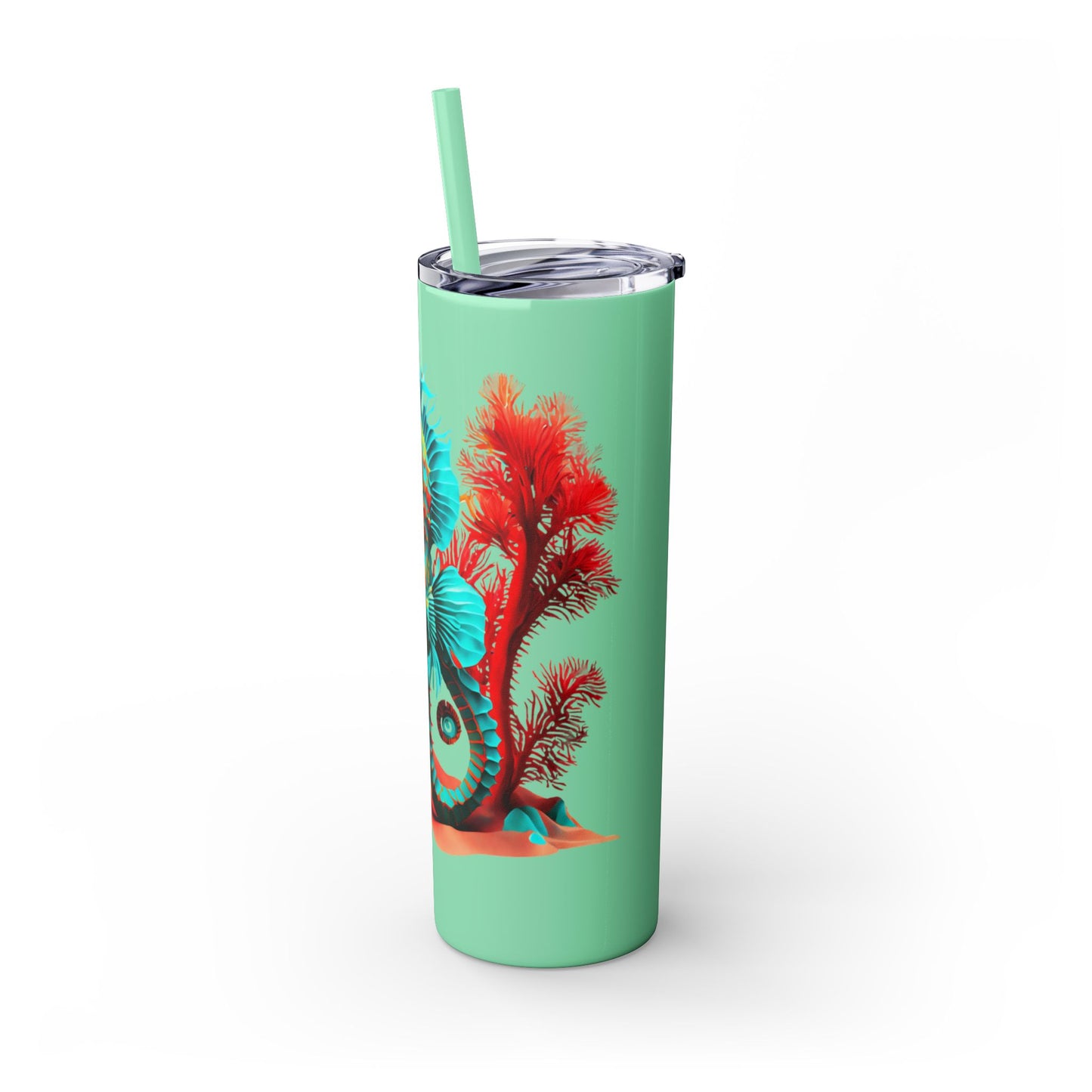 Skinny Tumbler with Straw, 20oz