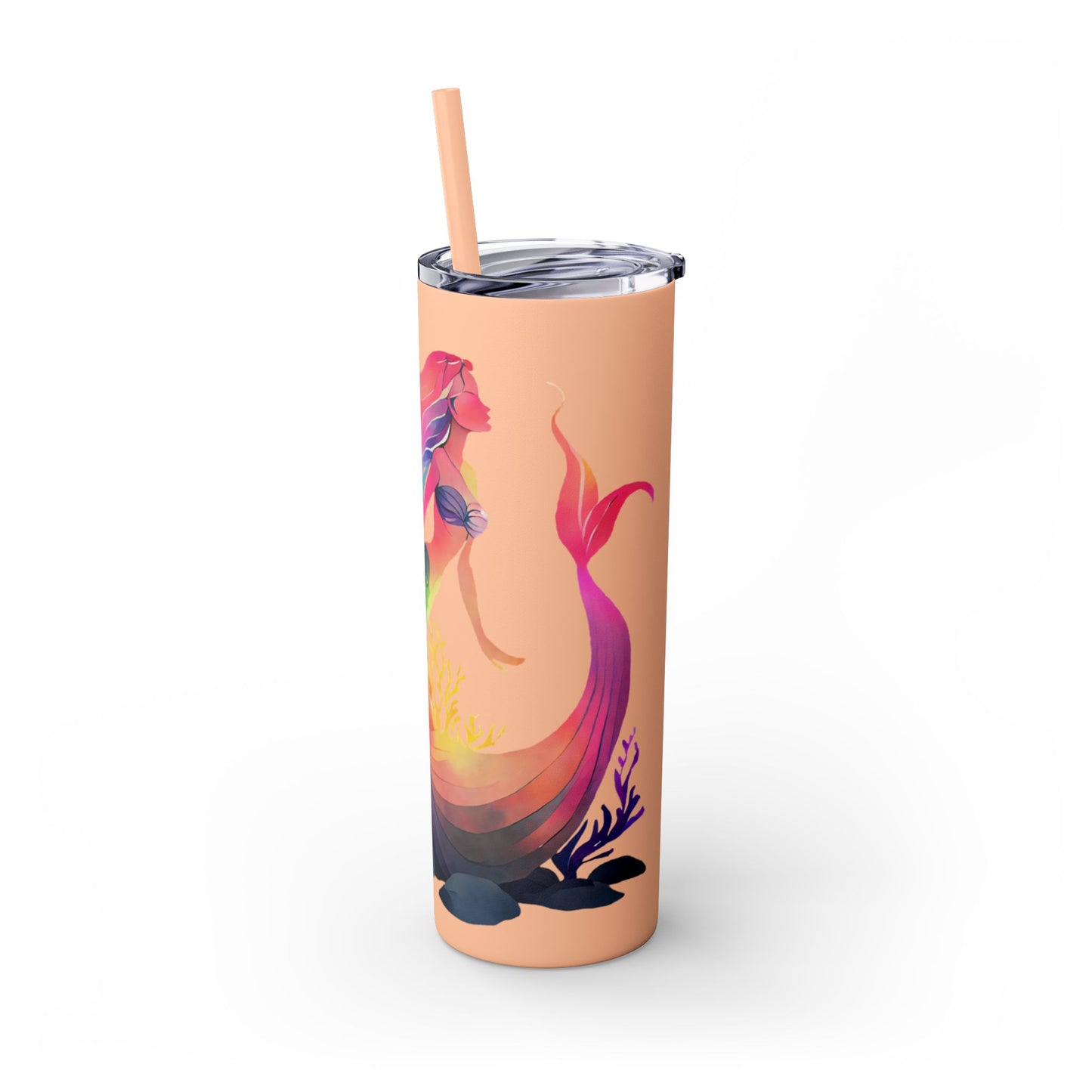 Skinny Tumbler with Straw, 20oz