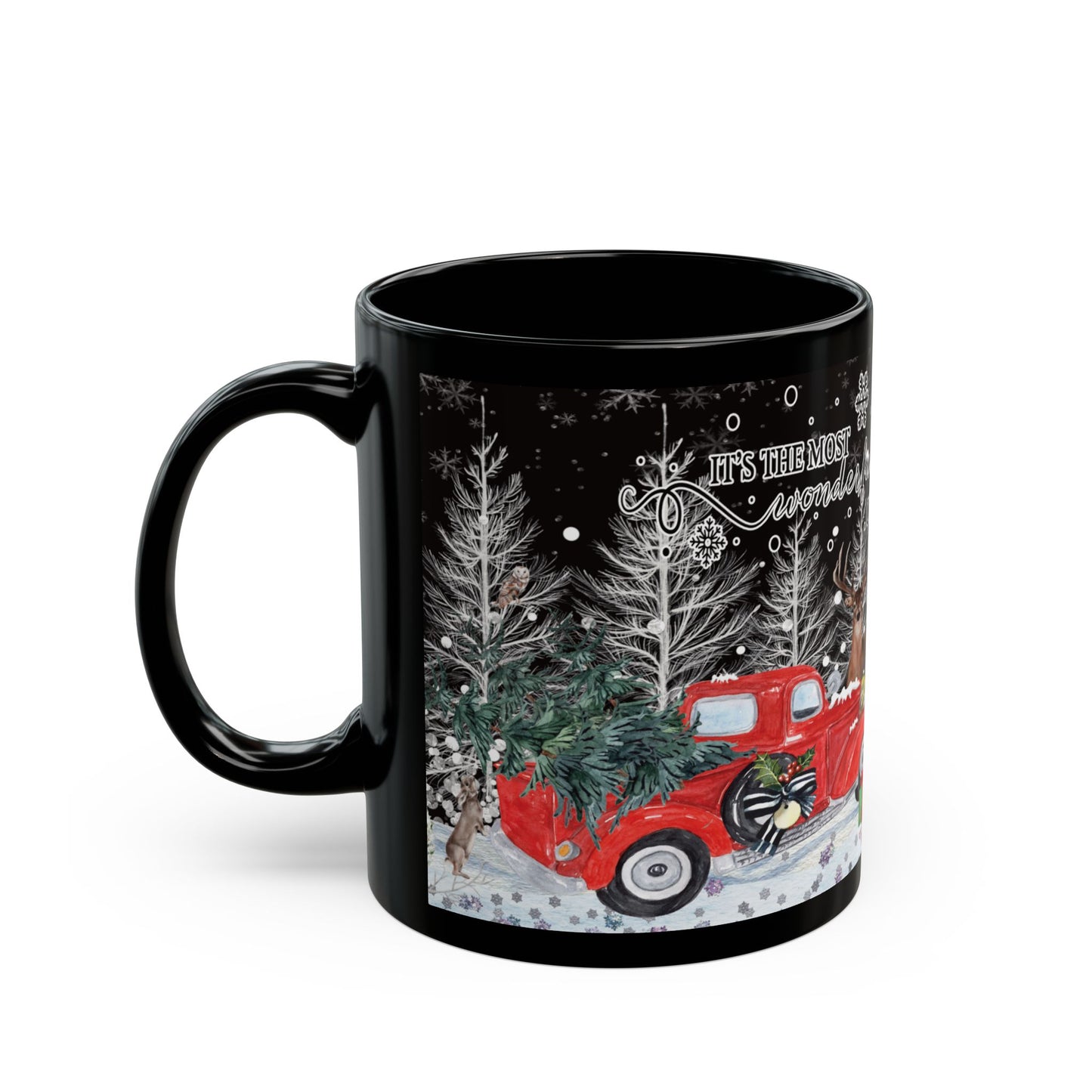 11oz Black Mug