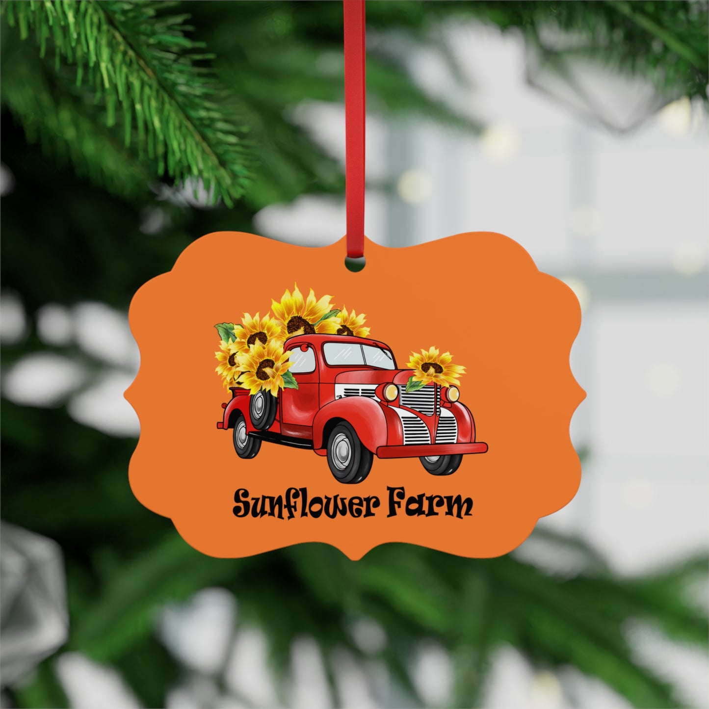 Metal Plaque Ornament