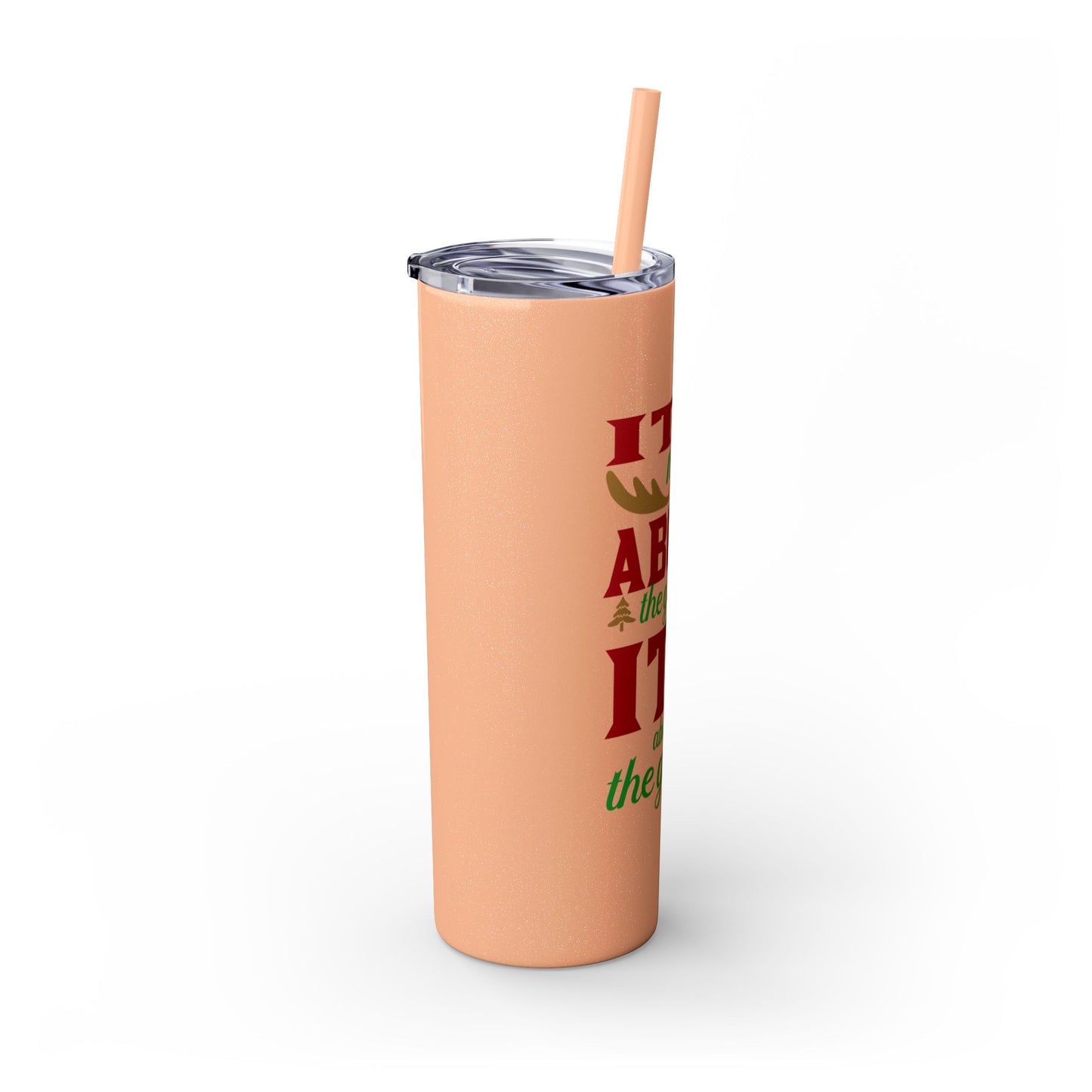 Skinny Tumbler with Straw, 20oz