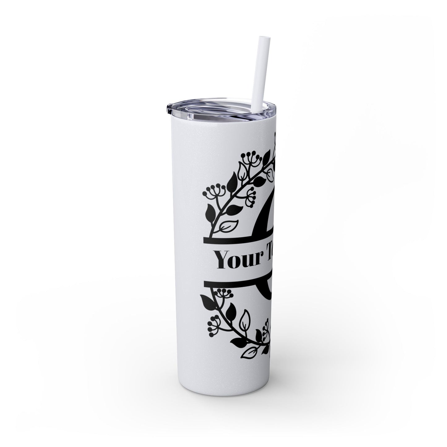 Skinny Tumbler with Straw, 20oz