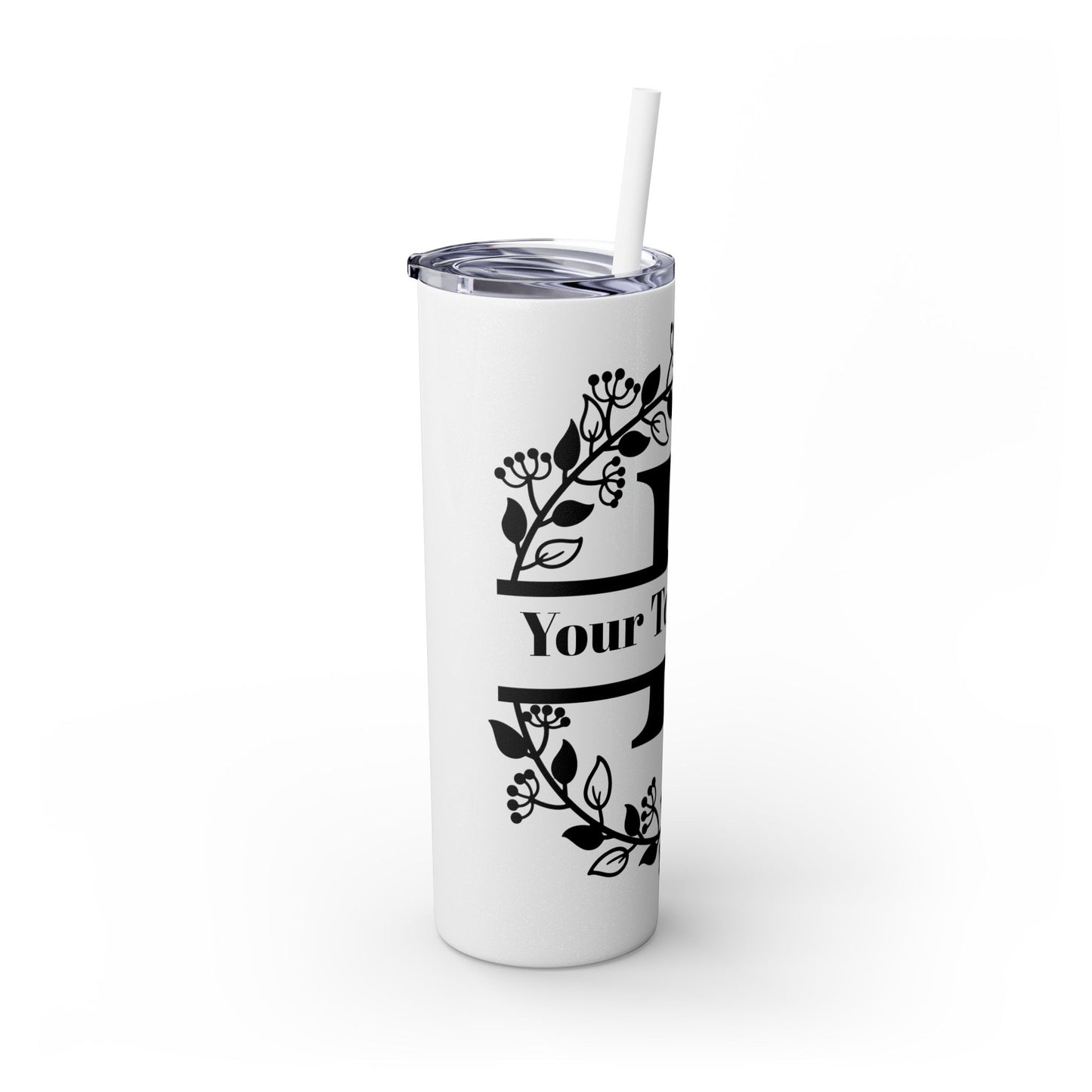 Skinny Tumbler with Straw, 20oz