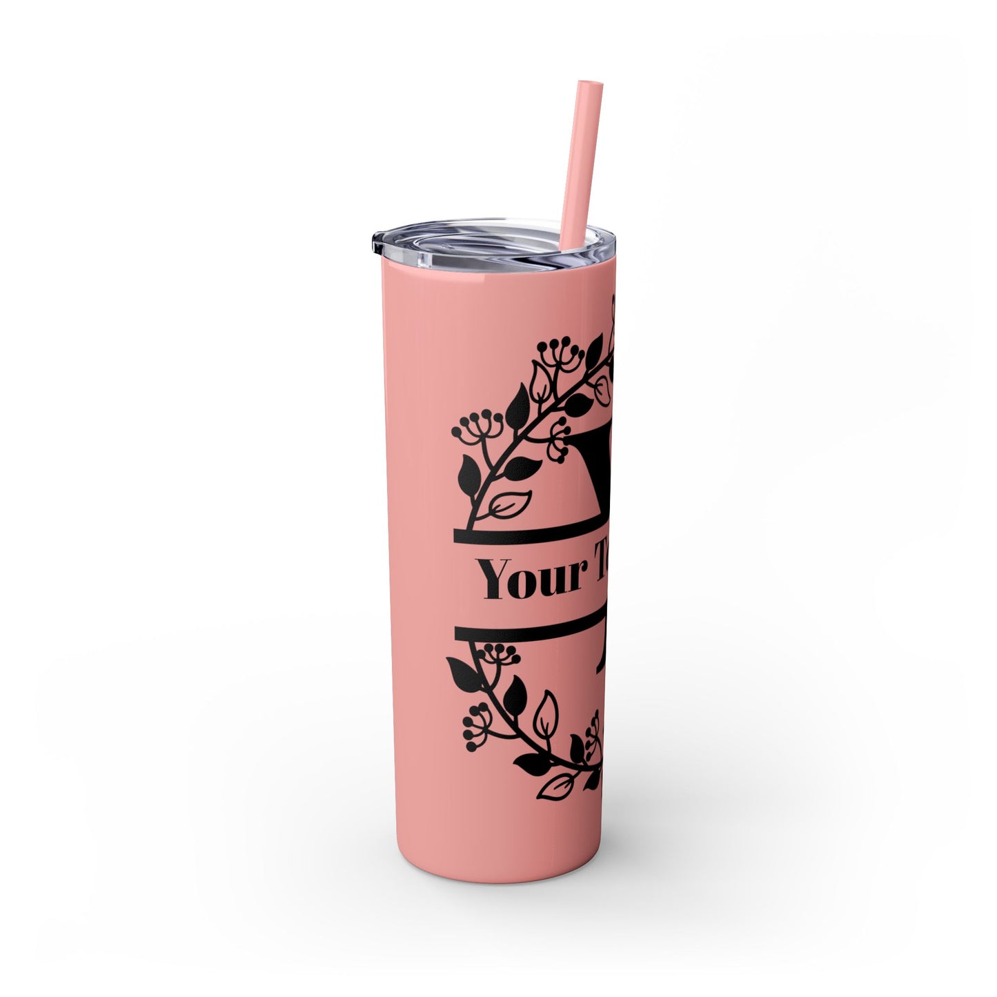 Skinny Tumbler with Straw, 20oz