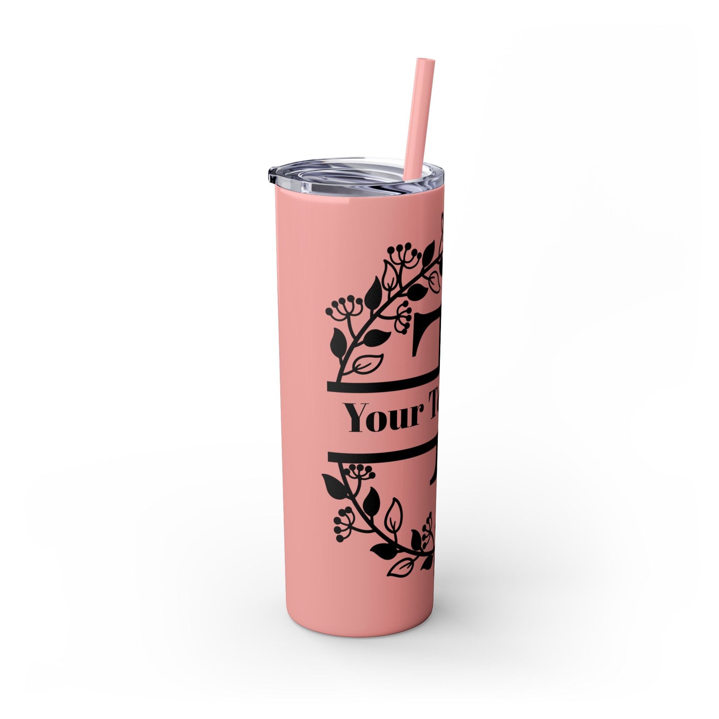 Skinny Tumbler with Straw, 20oz